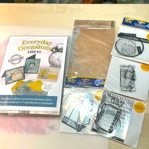 NWT Everyday Occasions Card Kit with Clear Cut Journaling Pieces and more